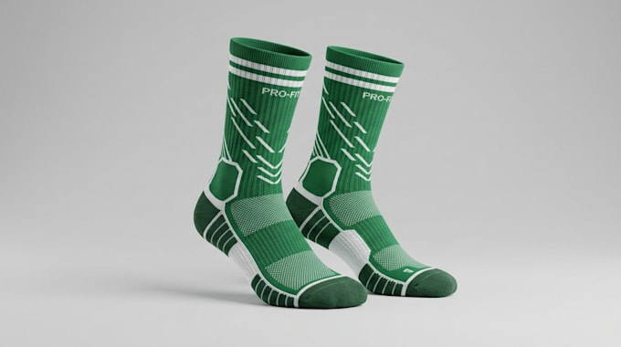 design 3d socks mockup, 3d socks render, 3d textile, 3d glove mockup, 3d mockup