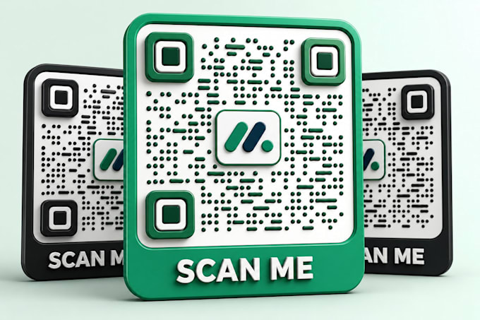 make modern qr code with logo for your business in 24 hours