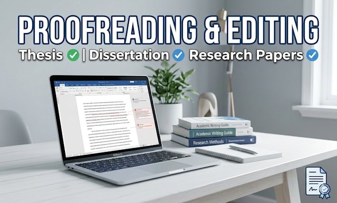 edit and proofread thesis, dissertation, and research proposal