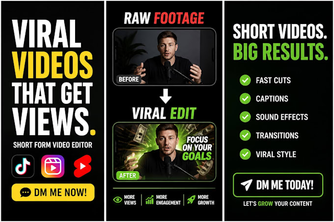 edit your short form content to grab maximum attention