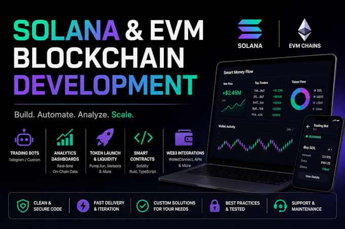 build your web3 app, tool, or mvp on solana or evm