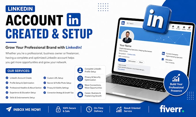 do create setup and optimize your professional linkedin profile