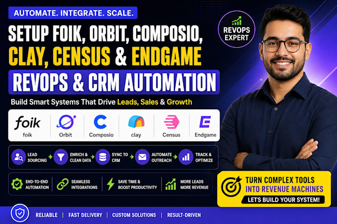 setup foik orbit composio causal arc endgame revops census clay crm automation