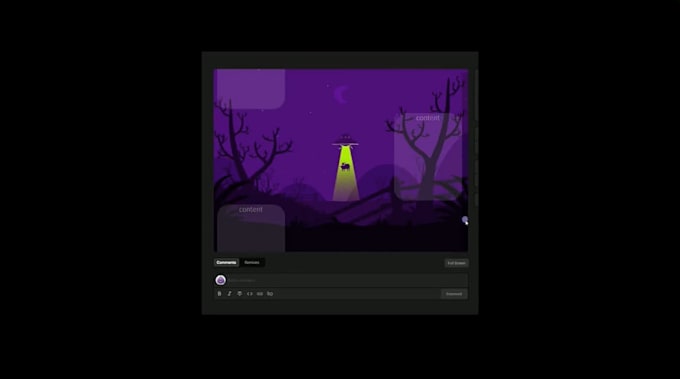 create rive or lottie interactive animation for website and app