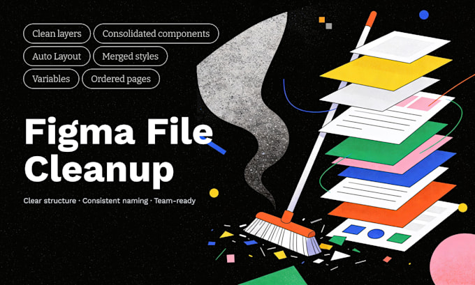 clean up and organize your figma file