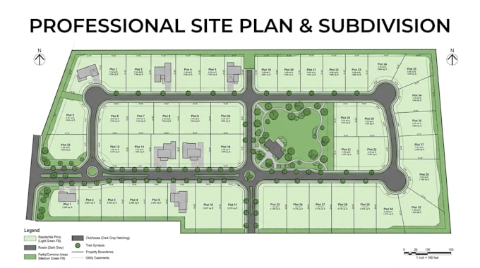 do architectural site plans, plot map, real estate plans and subdivision lots