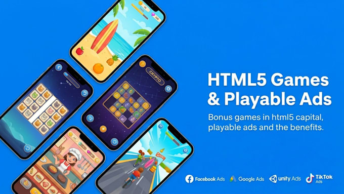 do playable ads, 2d html5 web game, html5 game, web browser games