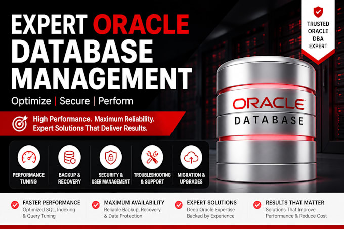 provide expert oracle database administration, performance tuning and support