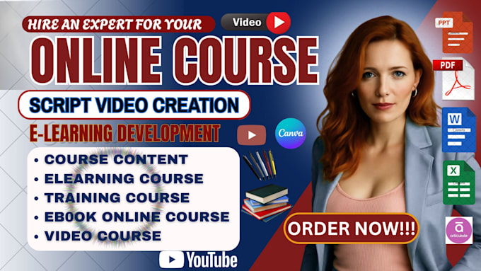 design training course presentation slides, workbook, tutor guide, activity book