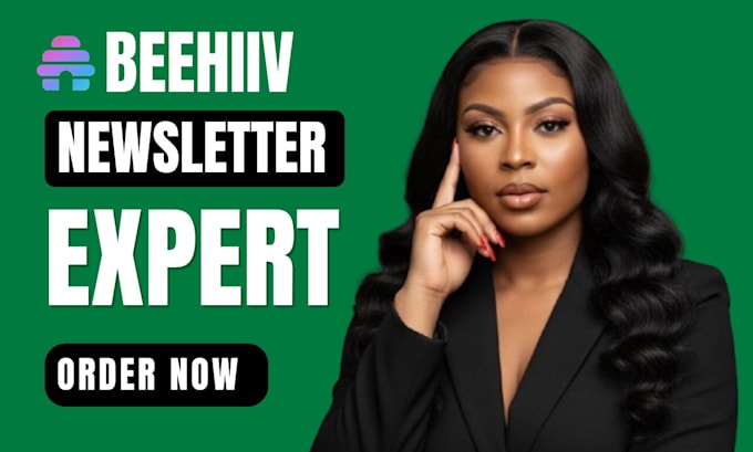 setup  beehiiv newsletter, redesign beehiiv website and landing page