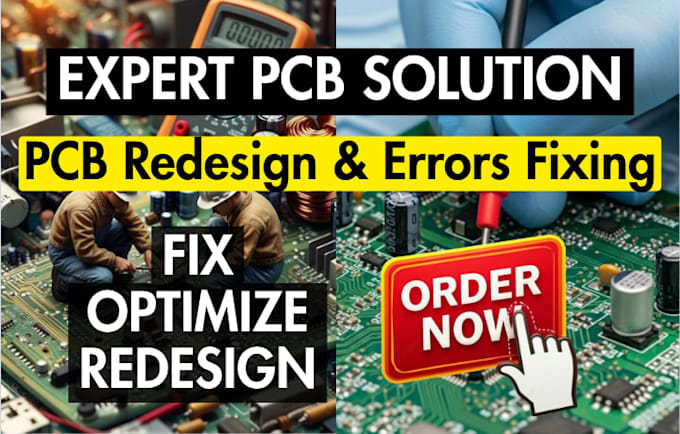 redesign fix and optimize existing power circuit board pcb schematic layout