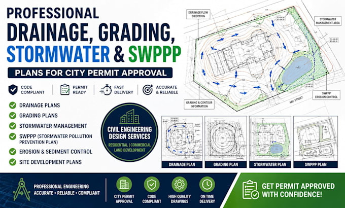 Swppp Rumble Mat Progettazione professionale di sistemi di drenaggio, piani di ...