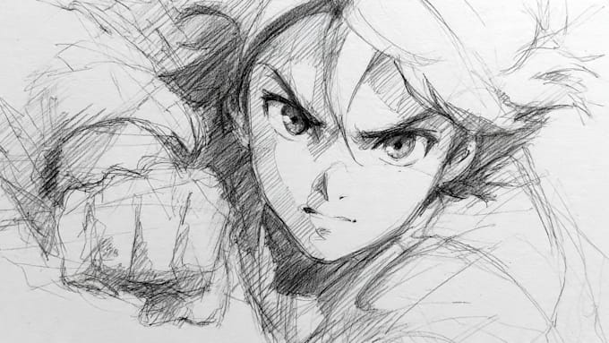 sketch you anime sketch art