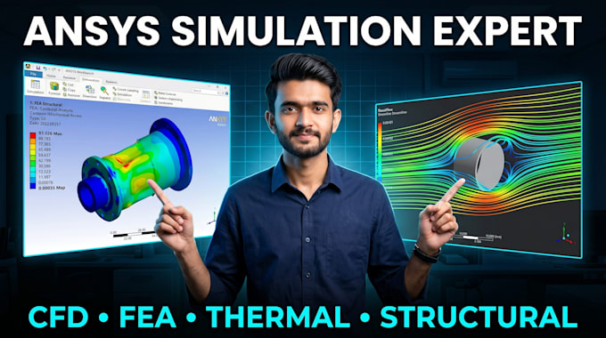 perform cfd, fea, structural and thermal analysis using ansys,comsol and abaqus