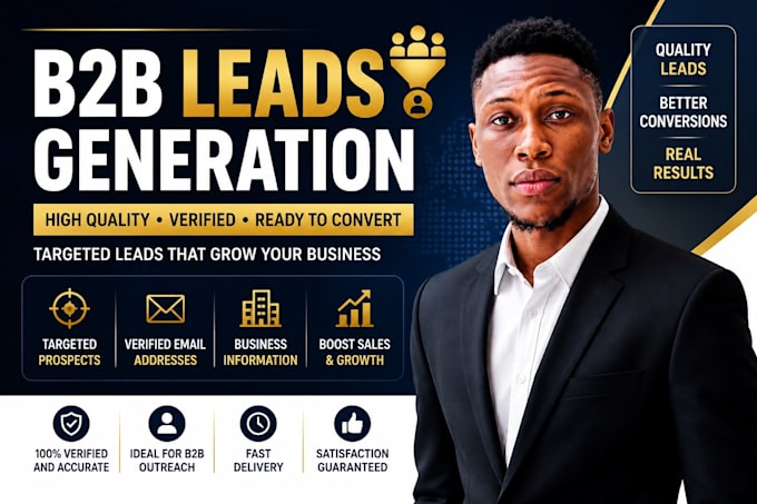 do targeted b2b lead generation, prospect list building and email research