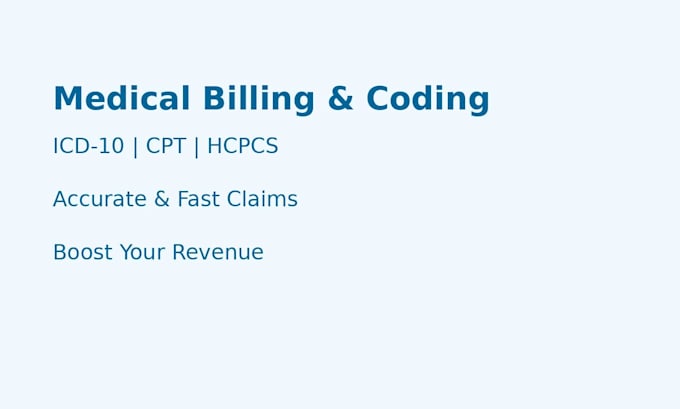 do accurate medical billing, coding and rcm