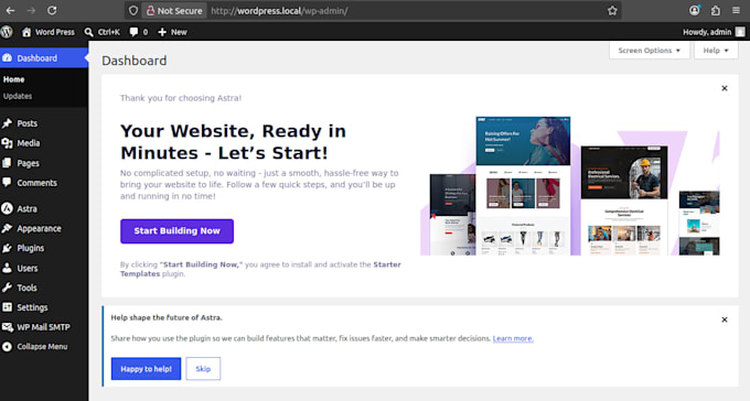 fix nginx issues and deploy wordpress on ubuntu