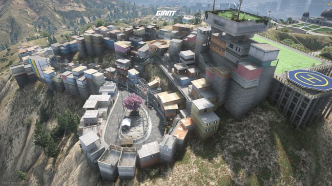 make fivem map, fivem custom mlo, fivem hood, fivem custom city, fivem els
