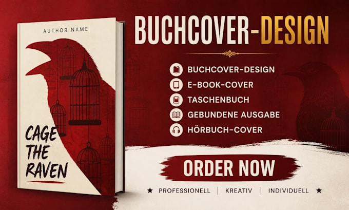 buchcover design, ebook cover, KDP buchcover