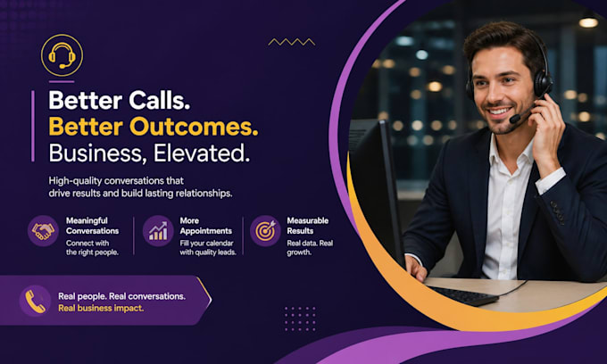 do b2b b2c cold calling, appointment setting to boost sales in english