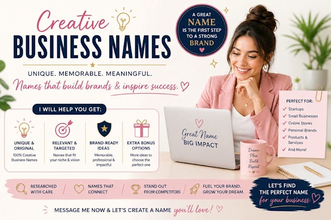 provide 25 names for your brand or company