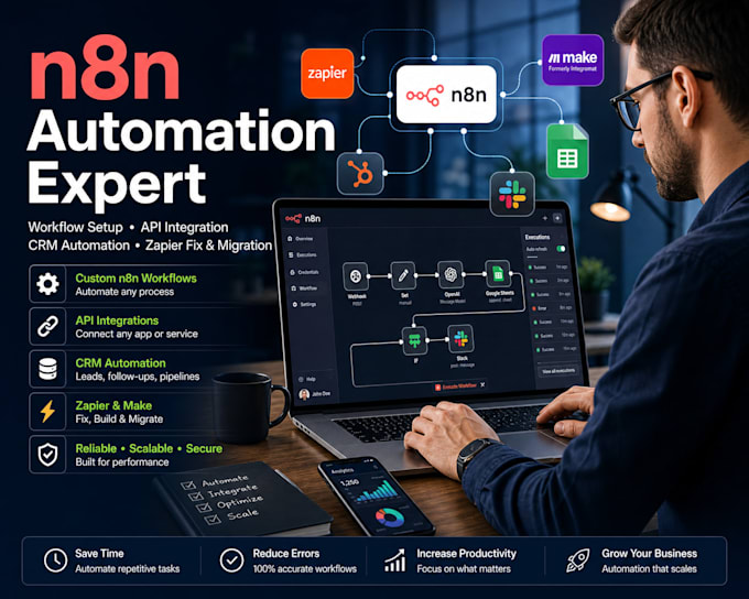 Configurer un workflow d'automatisation n8n, intégration api ...