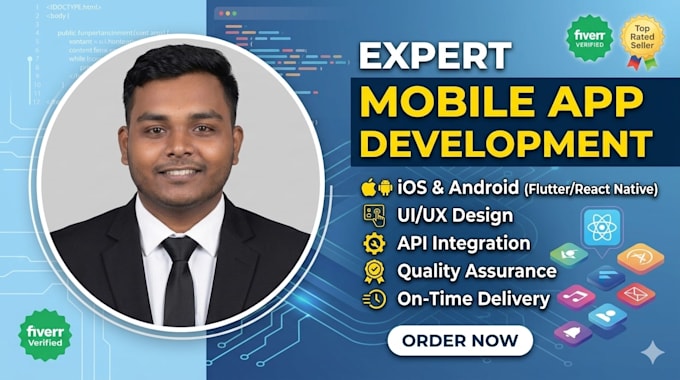 develop professional mobile app for android ios