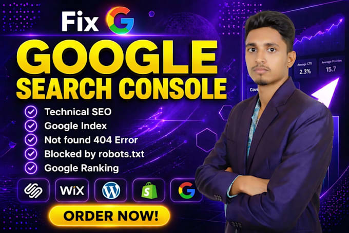 fix google search console, crawled currently not indexed, redirect error, 404