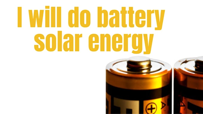 do battery solar energy design