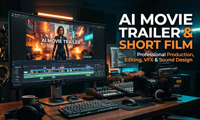Create 4k ai short film ai movie trailer cinematic ai video ai ...