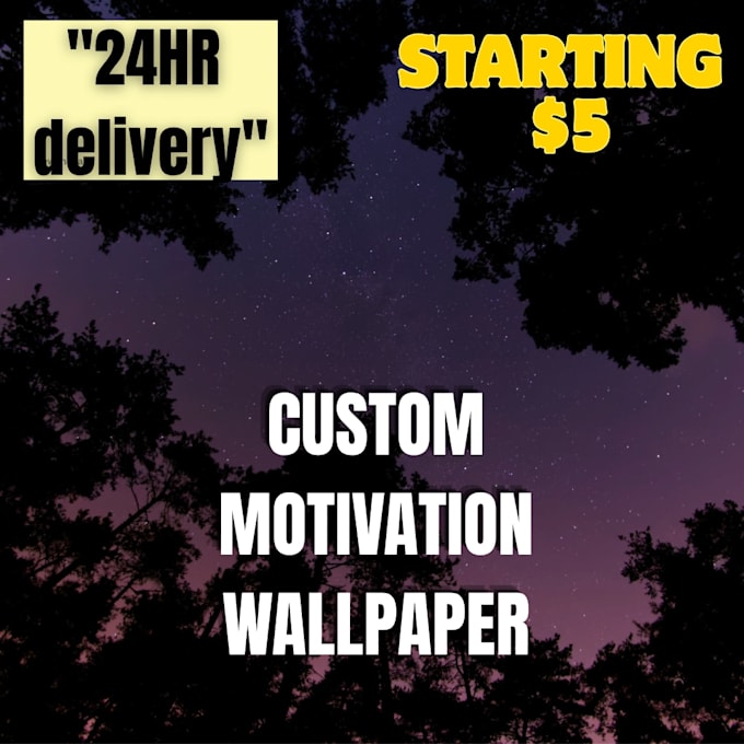 design custom motivational phone wallpaper