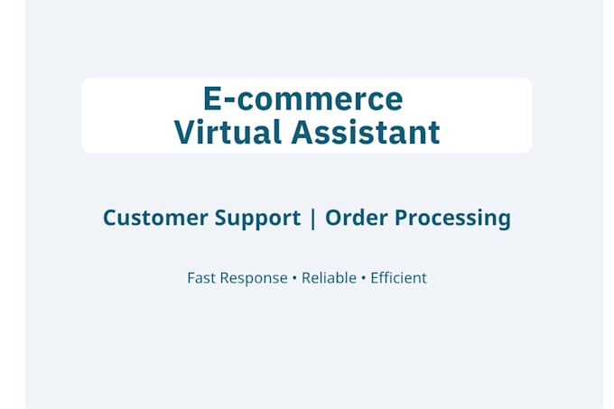handle your customer support and orders