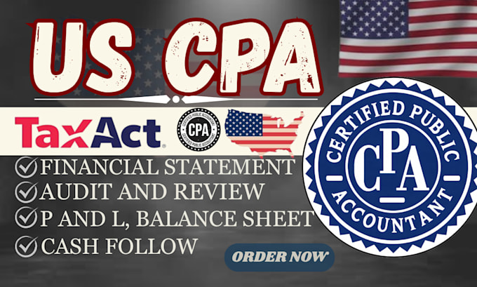 prepare licensed US CPA audit review financial statements