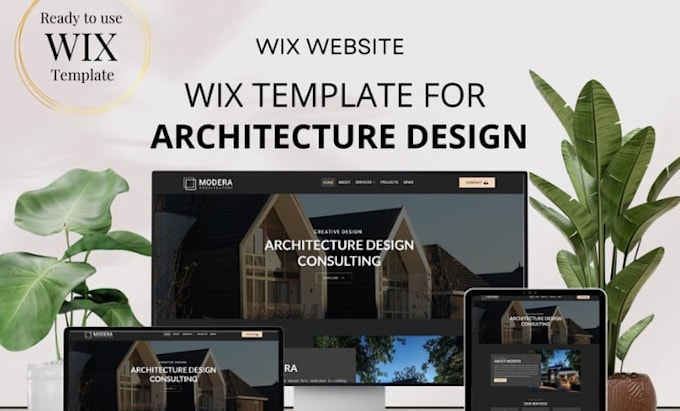 create a stunning wix portfolio for interior designers and architect
