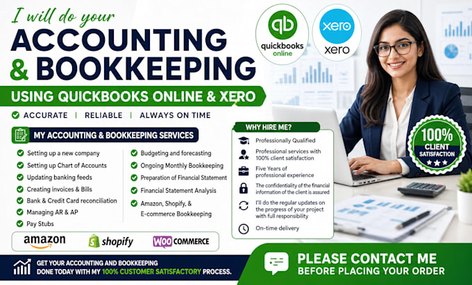 do US accounting and bookkeeping using quickbooks online