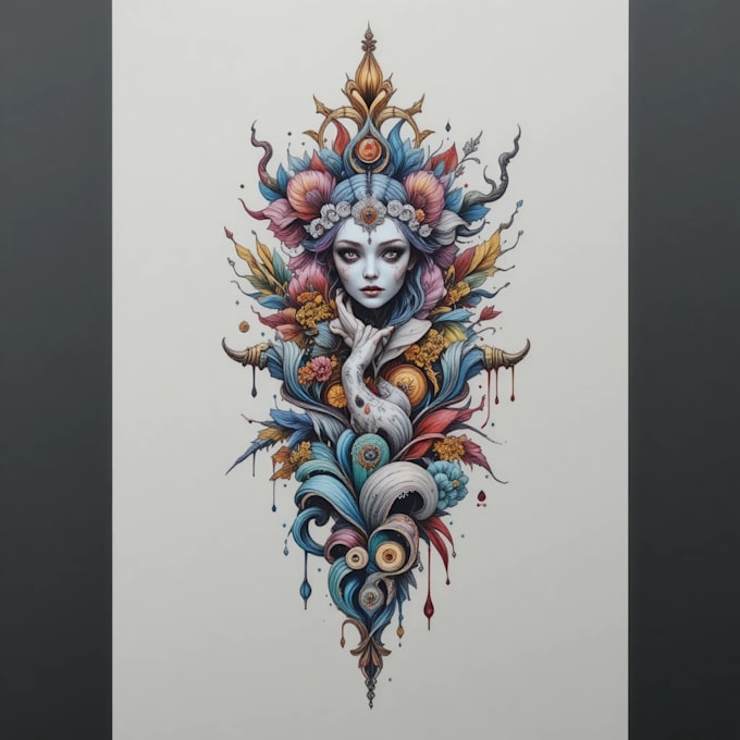 design professional tattoo and custom tattoo