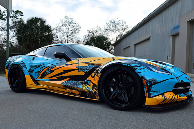 professional car wrap design, van wrap design and car wrap