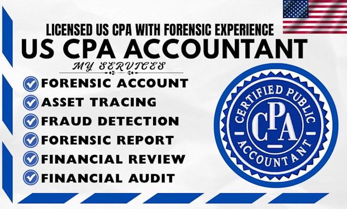 do forensic accounting, fraud detection, asset tracing, forensic audit report