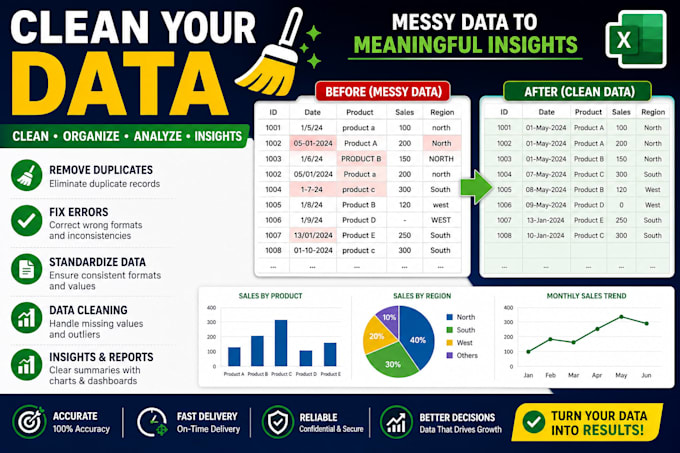 data cleaning and professional reports
