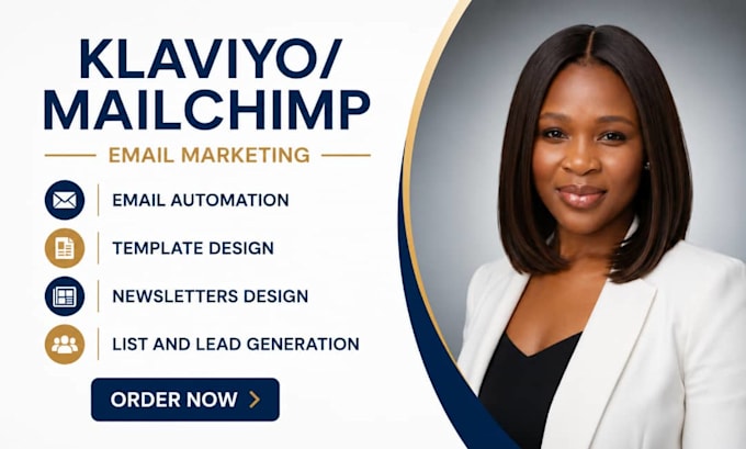 create klaviyo email flows automations and mailchimp campaigns