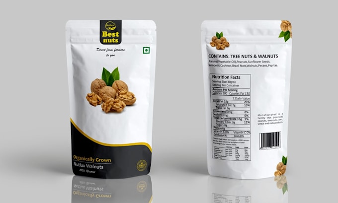 Create modern sack bag packaging design pouch design and box design by ...