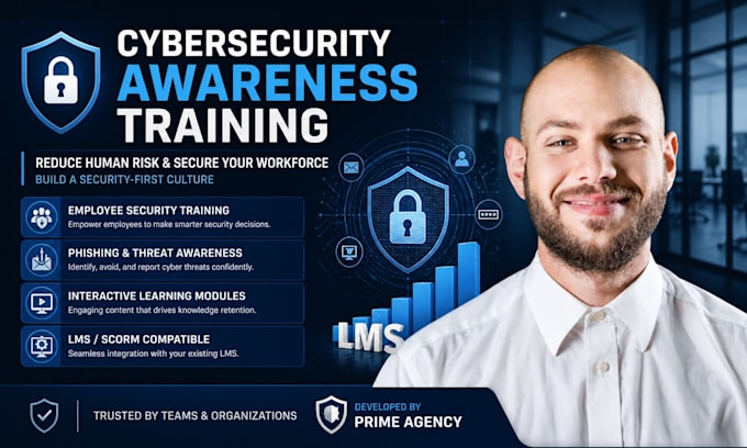 create cybersecurity awareness training for employees and teams