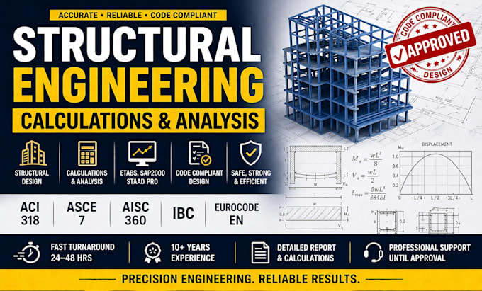 do structural engineering calculations and analysis