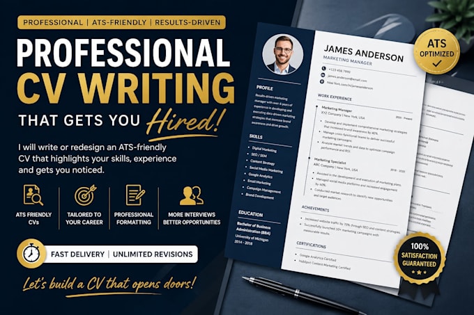 create an ats optimized CV that passes job screening systems