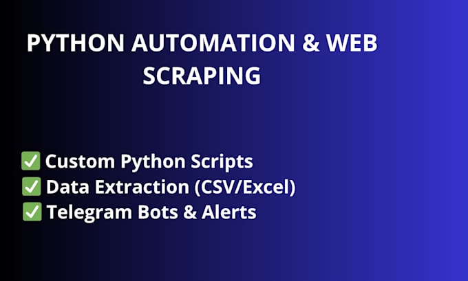 write python scripts for web scraping and automation