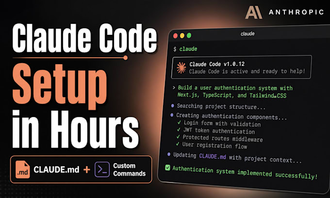 set up claude code on your machine and configure it