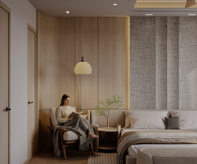 create photorealistic interior 3d rendering using 3ds max corona