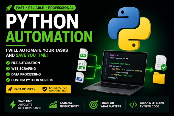 create a python script to automate your tasks