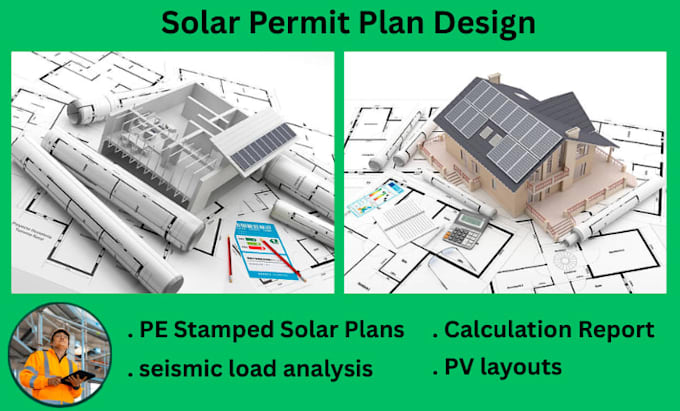 Solar Design Formula Planes solares sellados por pe, montaje en gra de solar, permiso solar ...