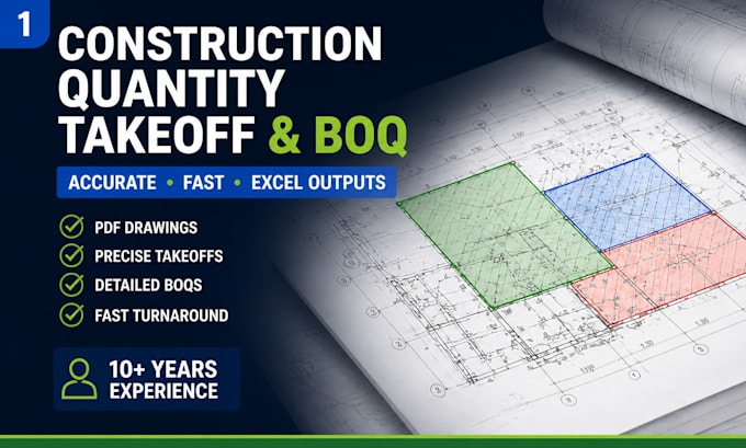 do construction quantity take offs and boq from drawings